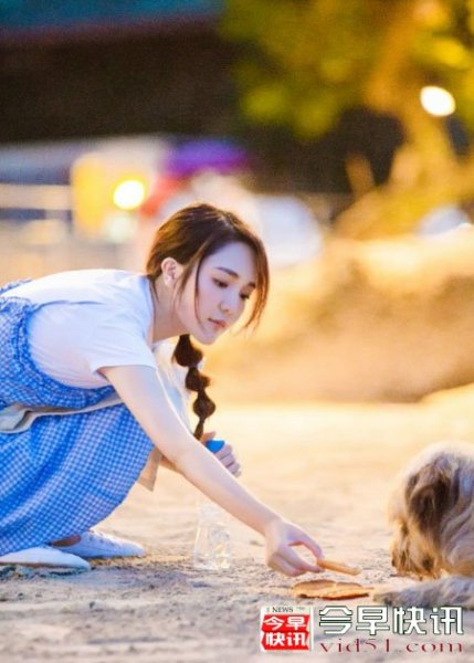 靳梦佳《中餐厅》化身“小天使”照顾流浪狗