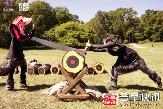 《极速4》范冰冰锯木头 张继科挑食遭老爸黑脸