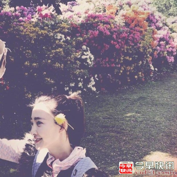 王丽坤素颜晒美照仙气十足  摄影师居然是郑元畅！