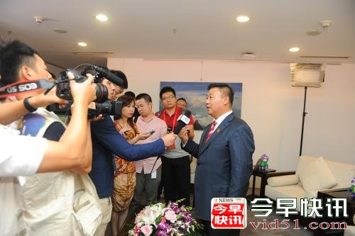 张力军对此次合作信心满满。 活动主办方供图。
