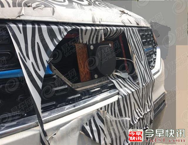 奇瑞首款纯电动SUV谍照曝光 或9月底上市