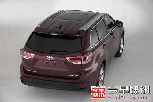 2014款丰田汉兰达正式发布 或明年初上市