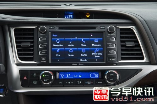 2014款丰田汉兰达正式发布 或明年初上市