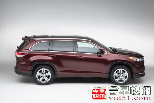 2014款丰田汉兰达正式发布 或明年初上市