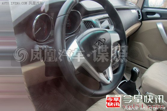 奇瑞E2三厢版无伪谍照 有望于明年上市