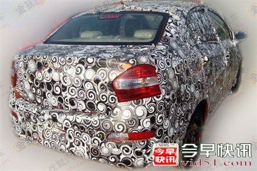 奇瑞E2三厢版无伪谍照 有望于明年上市