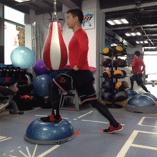 9个BOSU训练动作合集
