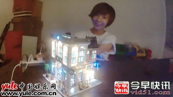 王珞丹用乐高拼凑生活 称“没有目的的事更让人快乐”