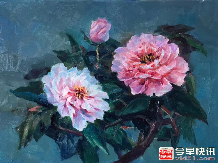 牡丹（40x50公分）2020、3布面油画_conew1 - 副本 (2).jpg