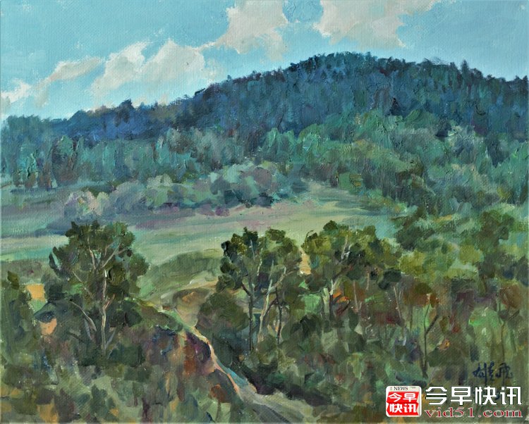 油画《山林》（40x50公分）2019、7布面油画_conew1.jpg