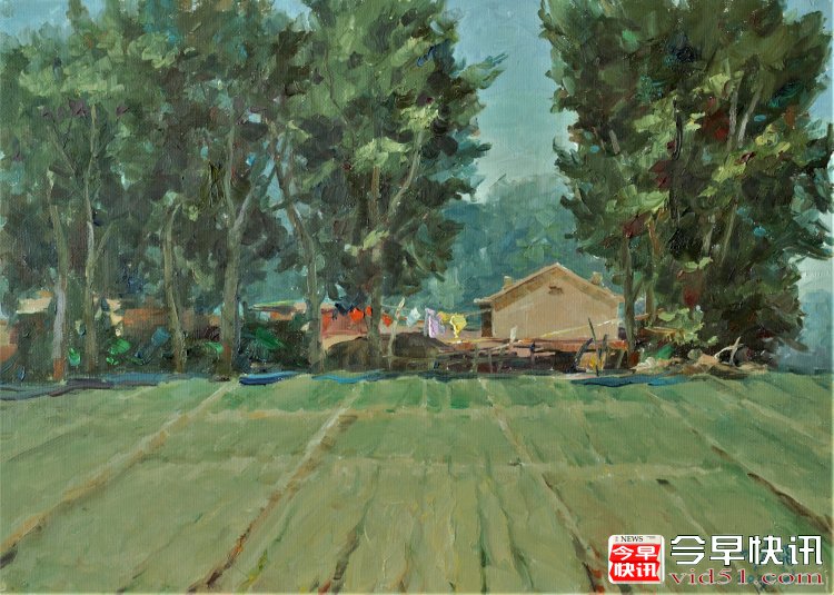 油画《田垄》（50x70公分）2019、6布面油画_conew1.jpg