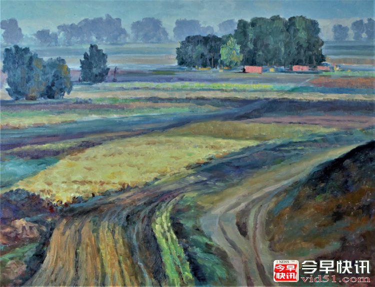 油画《田野》（60x80公分）2020、8布面油画_conew1.jpg