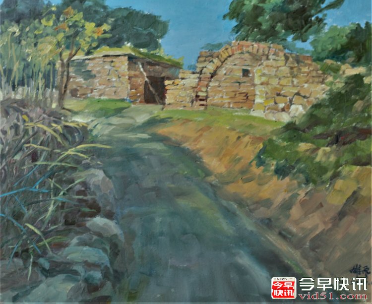 油画《砖窑》(50x60公分）2020、3布面油画_conew1.jpg