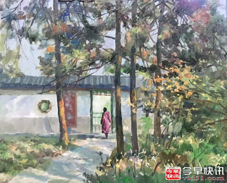 园林（50x60公分）2019、11布面油画_conew1.jpg